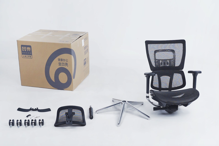 P045A-BLK_Assemble video_Ergonomic mesh office chair_Premium